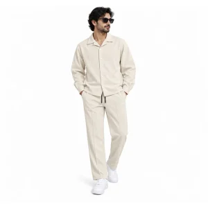 Sandstone Buttoned Co-Ord Set