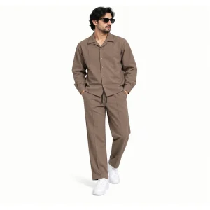 Sandstone Buttoned Co-Ord Set